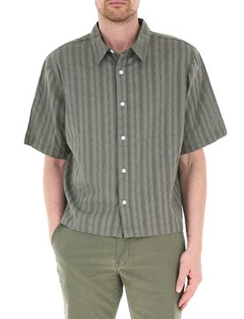 Camicia a righe LEVI'S VERDE MILITARE XL