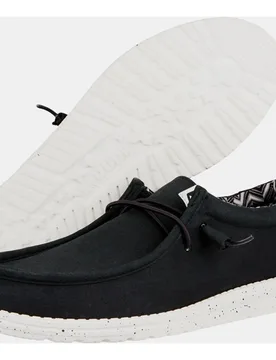 Zapatos de cordones de hombre de lona - HeyDude - FashionsVida