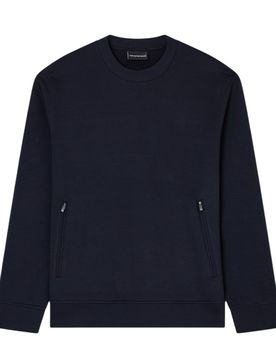 Felpe senza cappuccio uomo - sweatshirt - blu