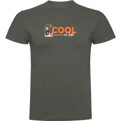Maglietta A Maniche Corte Cool On Bike Dark Army Green
