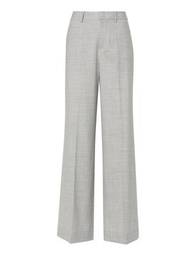 Pantaloni larghi con piega stirata