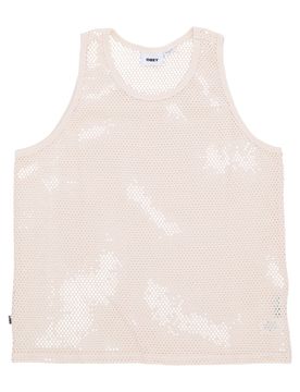 Canotta Uomo Tower Mesh Tank Unbleached