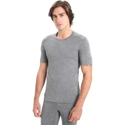 Polo Merino Crew, dunkelgrau xl