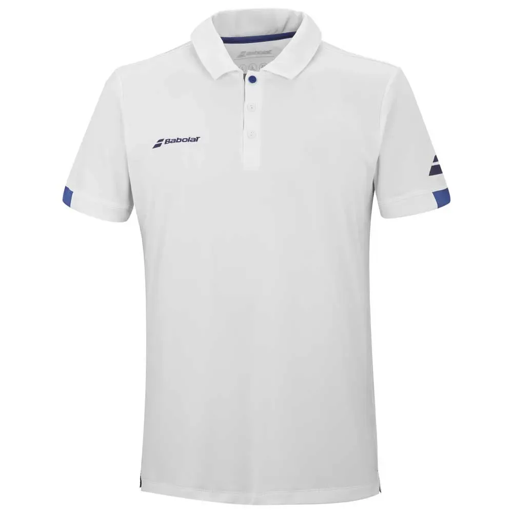 Play Short Sleeve Polo White / White 12-14 Years - Babolat - FashionsVida