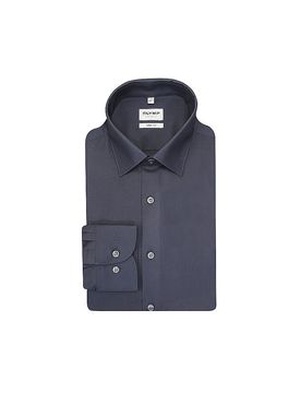 Camisa de vestir con mangas extralargas azul 44