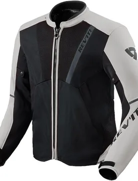 Giubbotto Moto GT-R 4 Air Argento Nero taglia L - Rev'it - FashionsVida