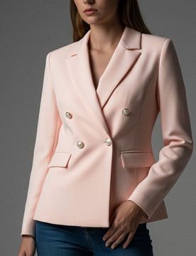 Sinsay - Blazer - rosa pastello