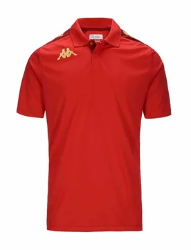 Polo-Shirt Ghiolo - Rouge - male - Size: S - Kappa - FashionsVida