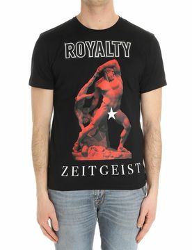 Fausto Puglisi T-Shirt nera statua