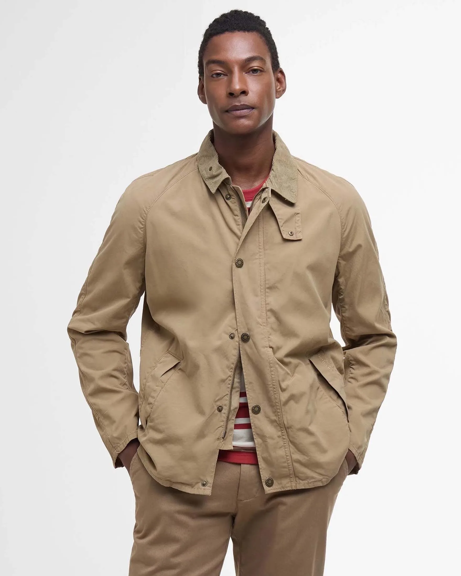 Tracker Casual Jacket color sabbia - Barbour - FashionsVida