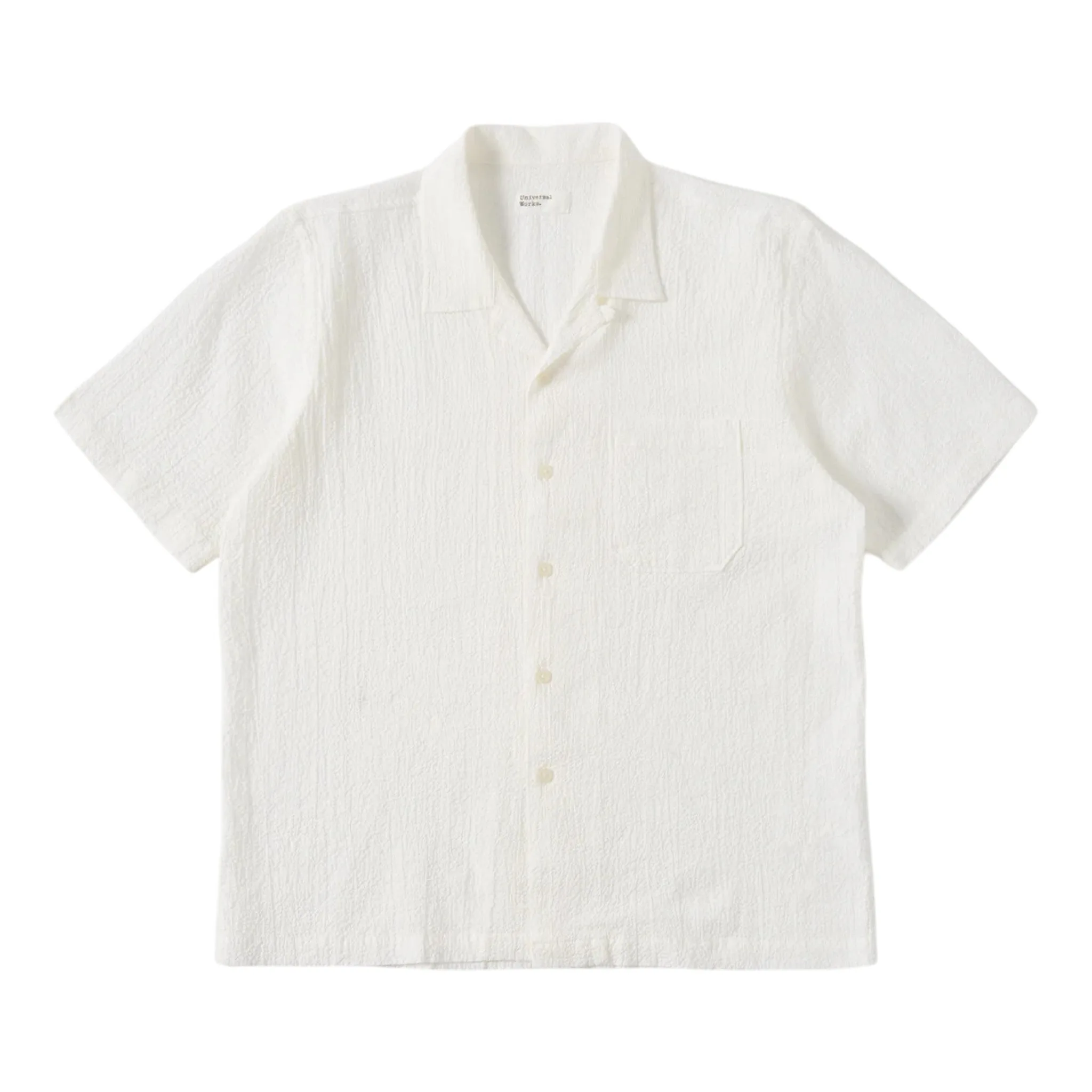 Camicia road shirt - white - Universal Works - FashionsVida