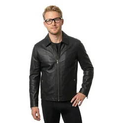 Giacca Di Pelle Jogear 10268766 01 Black 46