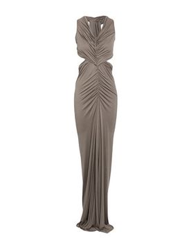 Vestido largo Mujer Caqui 36 Mujer
