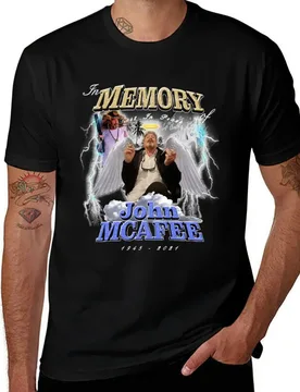 Great Model Rest In Peace John Mcafee Cool Graphic Gift T-Shirt Vintage Print Crew Neck Tee - Aliexpress - FashionsVida