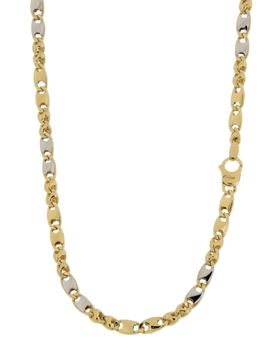 Collana Uomo Oro Giallo Bianco GL101148