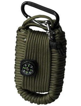 Survival Kit Fallschirmleine groß - Oliv Oliv adult - MIL-TEC - FashionsVida