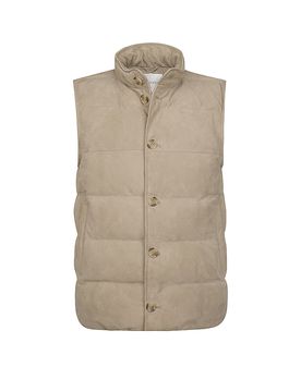 Steppgilet beige 50 herren