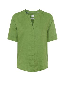 Leinenblusenshirt VERI grün 34 damen