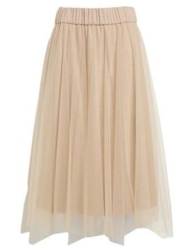 Falda midi Mujer Arena 38 Mujer