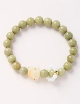 Natural 8MM Green Alashan Bracelet Charred Bodhi Cat Charm Premium Agate New Chinese Style for Men Women Spiritual Wholesale - Aliexpress - FashionsVida