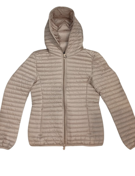 Giubbotto lungo con cappuccio Donna DAWA Khaki Brown