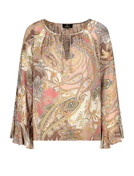 Blusenshirt camel 34 damen - monari - FashionsVida