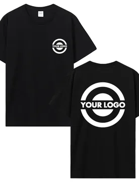 Custom Printed T-Shirt With Your Photo Or Logo, Personalized Cotton Short Sleeve Tee For Men Women, Summer Casual Tops - Aliexpress - FashionsVida
