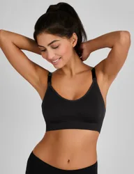 Pack Seamless Nursing Bras Black female