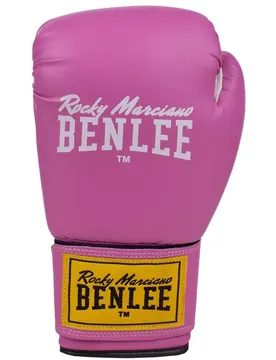 Gants De Boxe Artificiels Cuir Rodney Pink / White 14 oz
