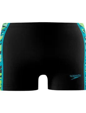 Hyperboom Splice Aquashort Swimming Shorts Anthracite / Hyper Teal 36 Men - Speedo - FashionsVida