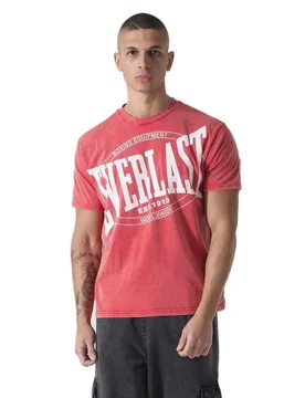 T-shirt à Manches Courtes Dye Red Cherries L - Everlast - FashionsVida