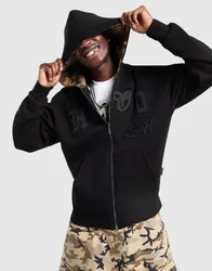 Camo Iron Full Zip Hoodie - Herren, Schwarz - male - Size: S
