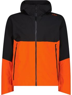 Man jacket fix hood chaqueta impermeable hombre Naranja (52)