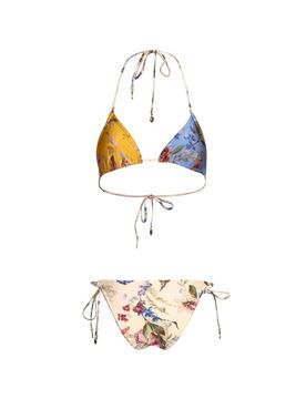 Maillot de bain 2 pièces à motif