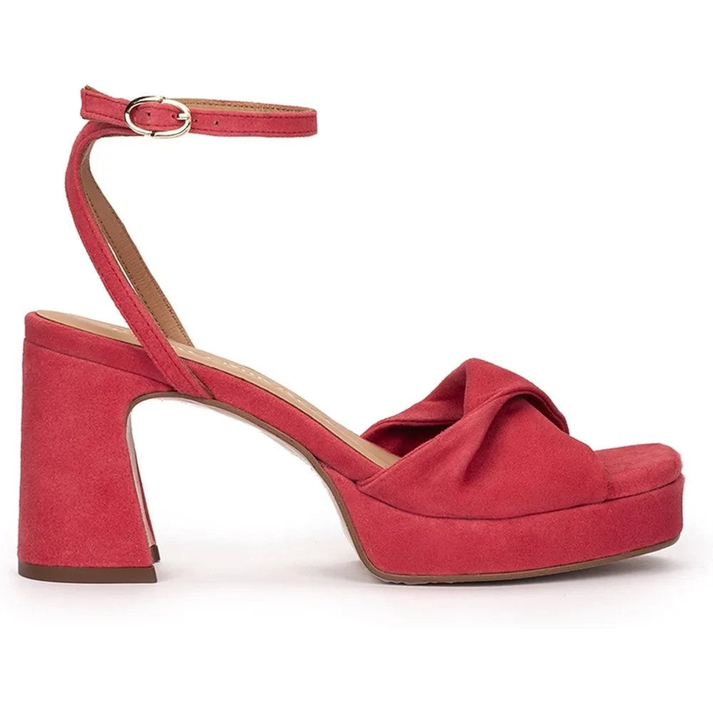 Sandalias de tacón de mujer con plataforma y pulsera - Pedro Miralles - FashionsVida