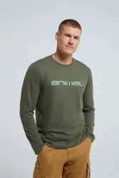 Classico Mens Long Sleeve Tee - Green - Green - Size: XS
