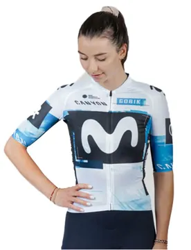 Maillot à Manches Courtes Odyssey Movistar Team 2025