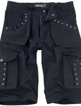 Gothic Short - Saviour - M bis 3XL - für Männer - Größe 3XL - schwarz - Männer - male - Gothicana by EMP - FashionsVida