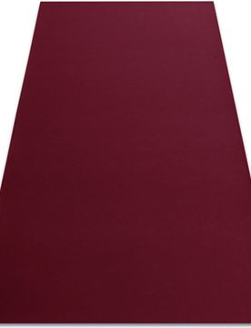 Teppiche Teppich Antirutsch Rumba 1375 Einfarbig Kirschrote 100x200 Cm 100x200 Cm