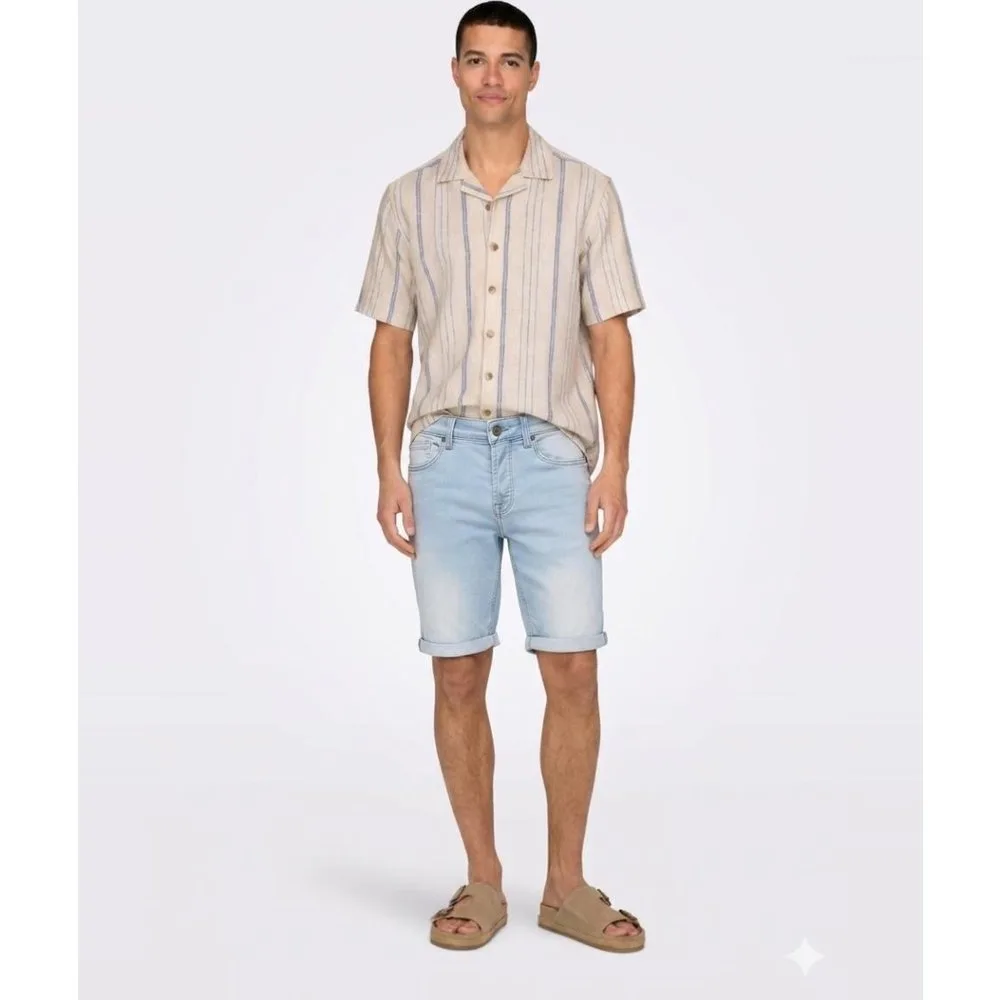 Only & Sons - Bermuda vaquera de hombre - Only & Sons - FashionsVida