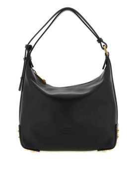 Mini borsa a tracolla con pois in metallo