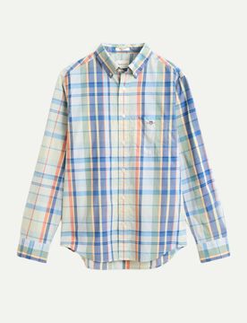 Kariertes Regular-Fit Hemd Mehrfarbig M