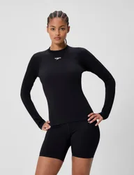 Endurance+ Long Sleeve Rash Guard Black female