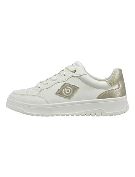 Sneakers Bianche con dettagli oro 435AQG1950502190 37 - Bagatt - FashionsVida