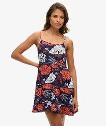 Superdry Damen Strand-minikleid Marineblau - Größe: 40