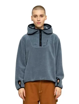 Sweat à Capuche Strip Fleece Pewter S - Santa Cruz - FashionsVida