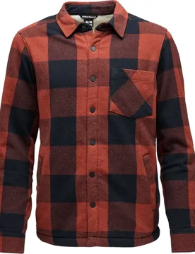 Camisa de hombre Project Lined Flannel - Black Diamond - FashionsVida