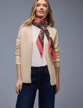 Cardigan in Unifarbe female Beige - Street One - FashionsVida