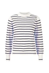 XS mock neck striped female