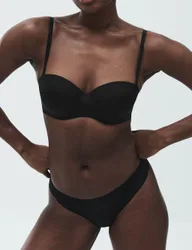 Body Invisibles™ Wired Multiway Strapless Bra A-E Black female